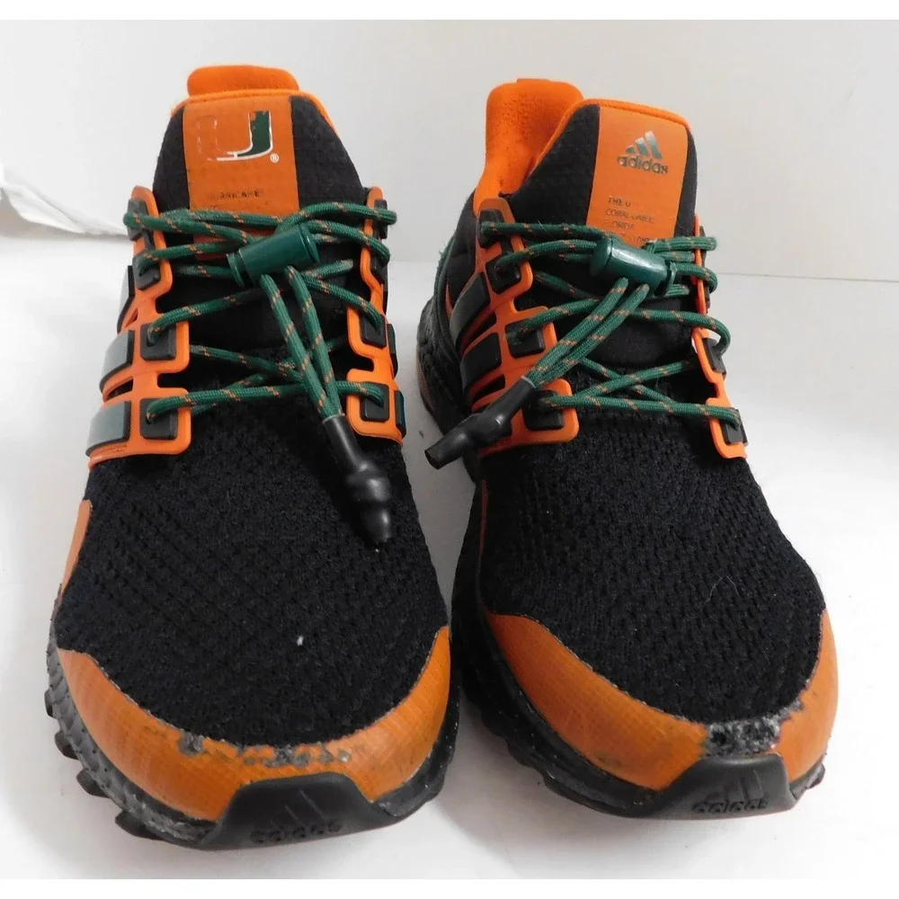 Adidas UltraBoost 1.0 x Miami Hurricanes Running Shoes IG5877 Men's Size 6